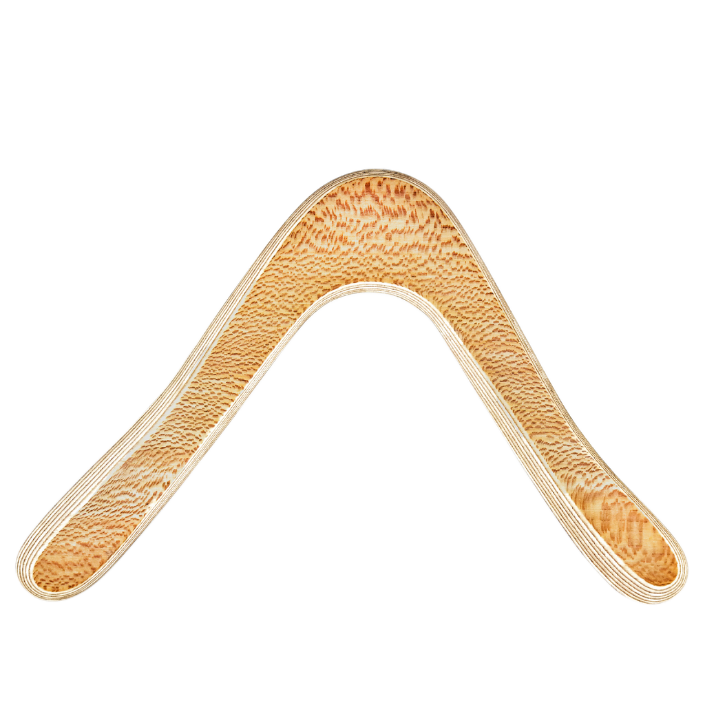 Image of Leopard straight-on shot in lacewood with natural speckled pattern and smooth finish